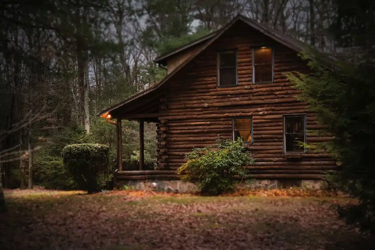 jardin  cabane