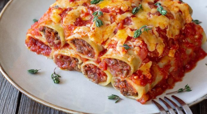 Cannellonis farcis à la viande : un classique italien revisité