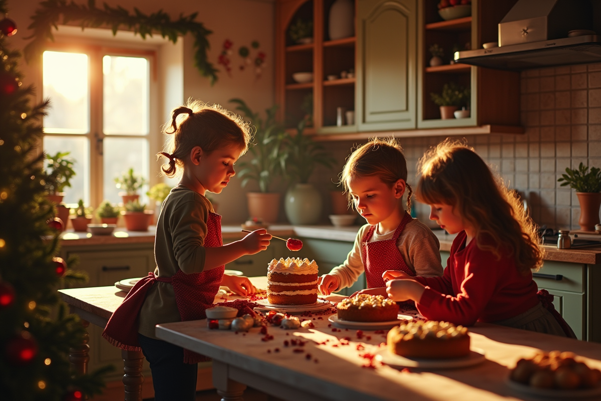 gâteau noël